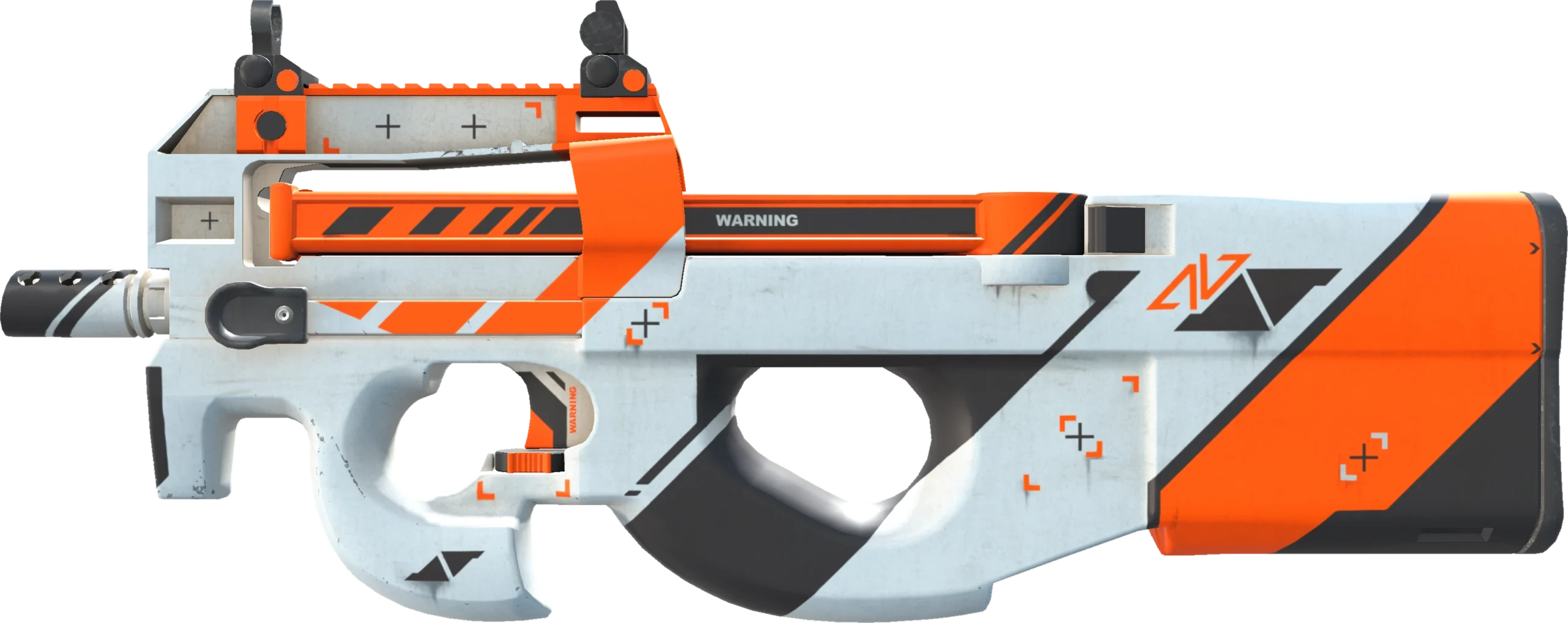 b9a4b49ce562325680e4978d00ffc914-front.webp P90 | Asiimov (Minimal Wear) - Image 1